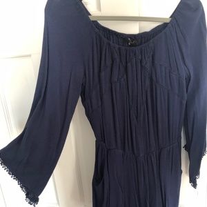 Navy Romper